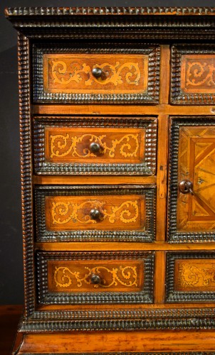 Cabinet marqueté - Vérone, Renaissance Italienne fin du 16e siècle - Renaissance